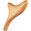 SHINEOFI Strumento di Massaggio Muscolare in Legno Thai a Forma Triangolare, Guasha per Piedi e Spalle, Design Unico per Massaggi a Casa e Spa