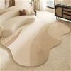 XIEHEMAO Tappeto Di Grandi Dimensioni In Finto Cashmere, Tappeto Di Forma Irregolare Ispessito Antiscivolo, Tappetino Morbido Di Facile Manutenzione for La Decorazione Della Casa Del Soggiorno(140*200cm)
