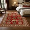 VARIKASHOM Tappeti di zona, 200 x 250 cm, Rosso orientale blu giallo beige, Tappeto Salotto Camera da letto pelo corto, Decorazioni per la Casa Soggiorno,