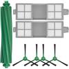 Tidevib Kit Accessori Ricambio per Roomba 205 Per DustCompactor per Combo Robot Aspirapolvere, Spazzole Principali, Spazzole Laterali, Filtri HEPA