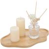 PH PandaHall Vassoio decorativo da portata, 30 x 20 cm, a forma di nuvola, in bambù, per gioielli, tavolino da caffè, per gioielli rustico, casa di campagna, cucina, decorazione per la casa, candele