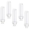 Liuyife Confezione da 5 Lampadine Tubolari PLC G24d-3 a 2 Pin 26W, Luce Bianco Caldo 2700K, Tubo Doppio Giro 2U, 1600LM, Non Regolabile, Adatta Per Cucina, Sala da Pranzo, Bar, Camera da Letto, Ufficio