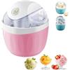 KQUBIVZ mini gelatiera portatile,gelatiera monoporzione,mini ice cream maker (D) | mini gelatiera autorefrigerante,mini macchina del gelato,per una porzione singola di gelato,yogurt congelato per cucina