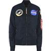 ALPHA INDUSTRIES - Bomber - Blu notte