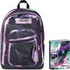 Seven Zaino Scuola FREETHINK, Doppio Scomparto, Nero, 34 L, Multifunzione, Tasca frontale, Bambina, Ragazza Diario Datato Scuola 12 Mesi, 13,6 x 18,3 cm, 352 Pagine,