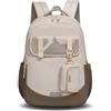 Amythe Zaino Scuola Ragazzi Teen 10 a 18 anni Impermeabile 30L, Beige | Viaggio Grande Moda Impermeabile Cintura Trolley Liceo Beige Daypack Multitasche Capiente Resistente per Scuola Università