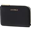 Coccinelle Pelle portacarte Metallic Soft Card Holder Noir nero