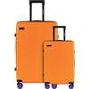 ETERNITIVE - Valigia | Valigia Rigida in ABS | Trolley con Lucchetto TSA | Bagaglio con 4 Doppie Ruote a 360°