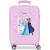 Disney Joumma Frozen In This Together Viola Valigia da Cabina 38x55x20 cm Rigido ABS Lucchetto a Combinazione Laterale 35L 2.5kg 4 Doppie Ruote