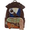 Loungefly Disney: Jack Sparrow - Pirati dei Caraibi - Mini zaino Cosplay - Grande per bambini e adulti - Borse da collezione