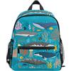 KAAVIYO Oceano Blu Cartone Animato Pesce Balena Zaino per Asilo Nido Prescolare Bambini Studente Bookbag Zainetti per Viaggio Ragazze Ragazzi 2-7 Anni Capretto
