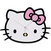 sarcia.eu Hello Kitty Orologio da parete XL per la camera dei bambini, GRANDE orologio analogico da parete 50x35,5 cm (A)