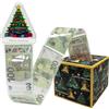 Teyomi 1 Set Salvadanaio Natalizio per Regali in Contanti, Scatola Regalo di Natale con Sorpresa e Tirata per Bambini Regali per Fidanzate, Scatola Tirata per Contanti (Verde)