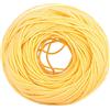 YUKERMARB Rotolo di stoppino per candela (61 M/200 piedi), stoppino per cera d'api commestibile, fabbricazione fai da te in fibra di canapa pura, per paraffina/acido stearico (ferro)