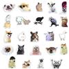 JYYWTSI Set da 24 Magneti Frigo Gatto, Magneti Decorativi con Animali Divertenti e Forte Tenuta Magnetica, per Frigorifero Lavagna Bianca Armadietto Ufficio, Motivi Gatto Cane Criceto