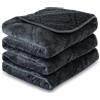Winthome Coperta Ponderata Spessa e Calda 135x200cm 7kg, Weighted Blanket Anxiety | Doppia Cucitura, Coperta Antistress per Sonno Profondo e Migliore Recupero, Heavy Blanket Accogliente, Adulto(Grigio)