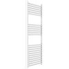 ERCOS Scaldasalviette Termoarredo Bagno Dimensioni 450x1200 MM Radiatore Colore Bianco, Attacchi da 1/2 Fornito Con Kit Montaggio