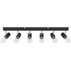 vidaXL Faretto da soffitto Nero 73 x 6,5 x 11,5 cm Metallo | Le luci integrate mostrano il tuo spazio, Regola la luminosità per l'atmosfera perfetta,