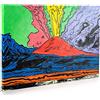 ShopArt Fine Art Prints ShopArt Andy Warhol Vesuvius (Vesuvio) Quadro Stampa Fine Art su Tela Canvas 50×70 cm - Effetto Pennellate a Rilievo Materico, Pronto da Appendere