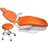 HAODING 4 Pezzi/Set Coprisedile per Poltrona Dentale Pelle PU Antipolvere Sgabello Dentista Sedile Schienale Fodera per Dentista protettore Custodia Protettiva Impermeabile Elastica(Color:E)