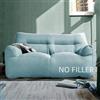 SXBCyan Fodera Sedia A Sacco (Senza Riempitivo) Sedia A Sacco in Cotone A 2 Posti Copertura Pouf A Sacco Impermeabile Divano Chaise Lounge Divano Letto Mobili(Dust Green)
