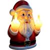 Generic Santa Middle Finger Light, Halloween ha condotto la lampada di notte della | Luce a forma di Babbo Natale, con dito medio, divertente luce notturna in resina, lampada da parete per camera da letto