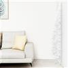 Homgoday Albero Natale Artificiale Sottile a metà Supporto Bianco 210 cm, Decorazioni Natalizie, Albero di Natale, Natale Artificiale Sottile Supporto