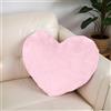 Yuragim Cuscino a forma di cuore, 46 x 36 cm, cuscino decorativo a forma di cuore, morbido cuscino decorativo per cameretta dei bambini, divano, decorazione rosa