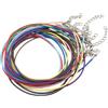 YSJCHEBS 20 corde colorate per collana con chiusura a aragosta, filo cerato, accessori per gioielli fai da te (colori casuali)