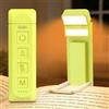 Gritin Luce per Lettura Libri a Letto-14 LED Spettro Completo per Occhi | Doppia Sorgente Luminosa, 5 Colori e 5 Luminosità, Lunga Durata, Ricaricabile con Clip per Amanti Libri-Verde Smeraldo