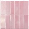 Art3d Piastrelle Adesive Metro Rosa | 10 Pezzi 30x30 cm | Ecologico, Impermeabile | Per Cucina, Bagno e Soggiorno | Posa senza Colla