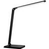 YGDYFDC Luce Scrivania Lampada Da Scrivania Con Ricarica Wireless For Protezione Degli Occhi Lampada Da Tavolo Plug-in Pieghevole A Colori For Dormitorio Lampada Da Lettura For Libri Lampada Led Scrivania(Bla