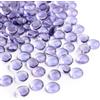 Meschett 0.44KG Viola Marmi di Vetro,Mini Perline di Vetro Piatto~150 PZ per Vaso Riempitivi,Mancala Gemme Fish Tank Rocce per Tavolo Acquario,Home Decor Art Craft Supplies(0.5~0.7)