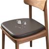HKJGNH Cuscini per Sedia in Pelle - Cuscino Per Sedile con Memory Foam, Antiscivolo e Impermeabile - Per Casa, Ufficio, Giardino 37x36/43x42 cm Spessore 4 cm - Con Cerniera Set da 1/2/4(F1,1pc 43x42x4cm)