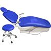 HAODING 4 Pezzi/Set Coprisedile per Poltrona Dentale Pelle PU Antipolvere Sgabello Dentista Sedile Schienale Fodera per Dentista protettore Custodia Protettiva Impermeabile Elastica(Color:A)