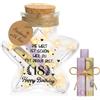 AUAUY Luce LED per Bottiglia, Bottiglie Con Tappo in Sughero Bianco Caldo | Birthday Wish Bottle, per Bottiglie a Forma di Stella, per il Compleanno di Sorella, Figlia e Figlio