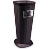 SF SAVINO FILIPPO Portaombrelli Porta ombrelli Contenitore in Dura Resina di plastica Marrone H 57 cm