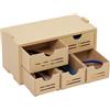 Bucasso GK2 GK2 - Kit per modellismo in plastica, organizer per pittura in legno con materiale MDF, per riporre oggetti artigianali per strumenti Tamiya Gundam, GK2