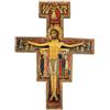 Generico Assisireligioushop Crocifisso San Damiano da Parete Stampa su Legno - 23,5 x 17 cm