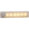SiSinkal Luce notturna a LED con sensore di movimento, wireless e ricaricabile, perfetta per piccoli spazi come cucine e armadi (luce calda 20 cm)