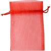 PUNTO CASA 25 Sacchetti Sacchetto Organza Rosso BOMBONIERA Porta Confetti CONFETTATA Laurea 10X15 CM