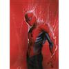 Komar Quadro da parete Marvel Spider-Man Through the Spider Web, dimensioni 50 x 70 cm, decorazione da parete per cameretta dei bambini