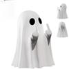 AKINSTER Decorazione per Halloween, con dito medio, decorazione per Halloween, per interni ed esterni, fantasma, statuette per la casa, la camera da letto, il desktop