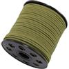 Whakano 1 pezzo 10 M x 2,5 mm di cordino in pelle scamosciata sintetica, corda in pelle per lavori fai da te classici, per la creazione di bracciali, collane fai da te, confezione regalo, verde esercito