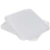 Virsus 10 Vassoio Rettangolare da Portata in Plastica, colore Bianco, Misura 40x30x2 cm, Vassoi paperino infrangibili impilabili, per Mensa, Ristoranti, Fast Food, Pasticceria, Fai da te -8718 - C