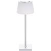 ALCAPOWER Gaia-LampadaLED da tavolo CCT, dimmerabile-Argento