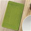 Comart - Tappeto Bagno Nicole - Antiscivolo Lavabile - 50x80 cm Verde | in Poliestere, Fondo Antiscivolo in Latex, Lavabile in Lavatrice, ad Asciugatura Rapida, Traspirante