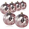 COM-FOUR® 6x palle di Natale, palle di Natale in plastica antirottura | decorazioni per l'albero di Natale con ciondoli