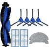 EADXCSF Spazzola Principale/Spazzole Laterali/Filtri HEPA/Panni for la Pulizia, compatibili con Proscenic 850T, Accessori for aspirapolvere
