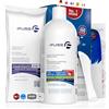 Mr. Fuss® No. 1 - Plus Pack Basic - Grande, per cuticole - Confezione risparmio da 3 pezzi, soluzione attiva rapida e forte - 500 ml, ovatta, raschietto